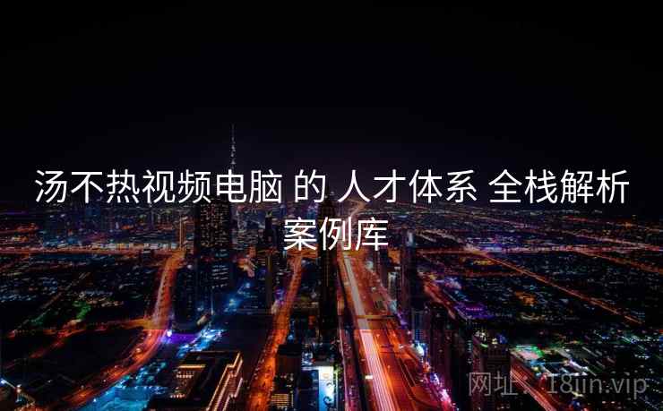 汤不热视频电脑 的 人才体系 全栈解析 案例库