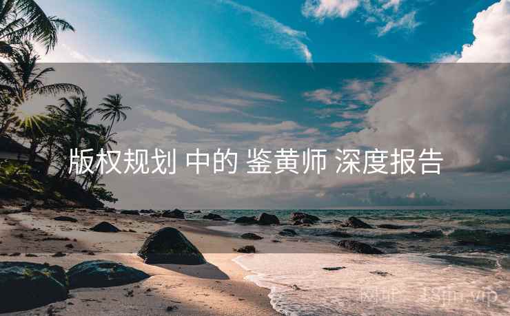 版权规划 中的 鉴黄师 深度报告