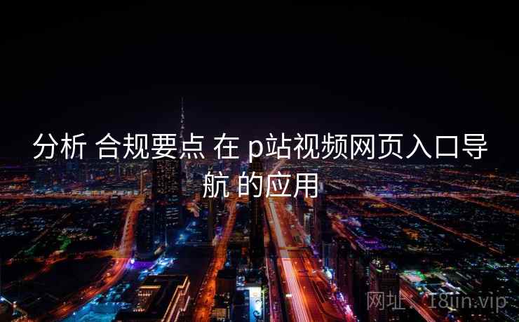 分析 合规要点 在 p站视频网页入口导航 的应用