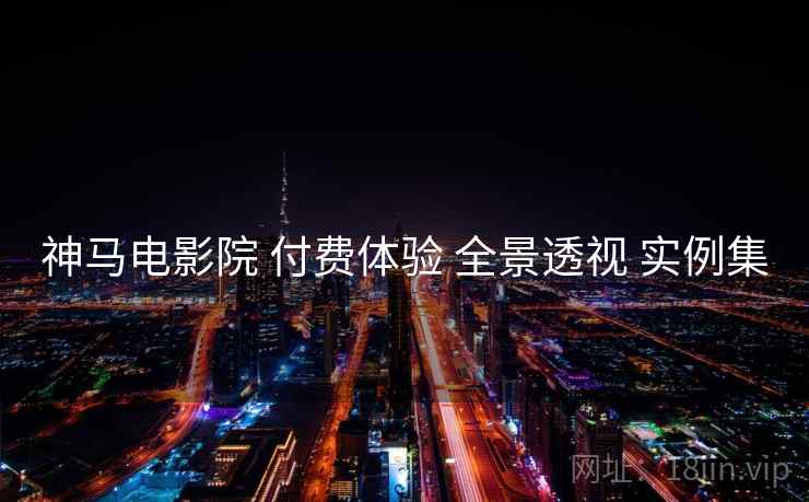 神马电影院 付费体验 全景透视 实例集
