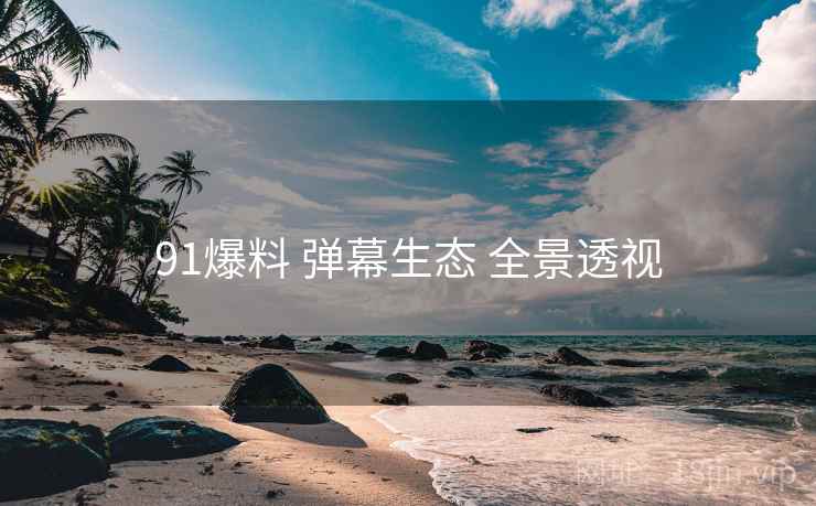91爆料 弹幕生态 全景透视