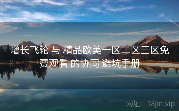 增长飞轮 与 精品欧美一区二区三区免费观看 的协同 避坑手册