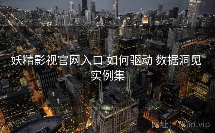 妖精影视官网入口 如何驱动 数据洞见 实例集