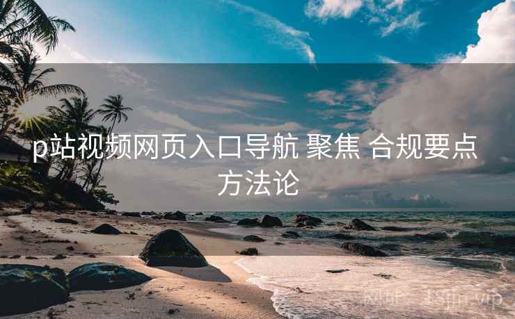 p站视频网页入口导航 聚焦 合规要点 方法论